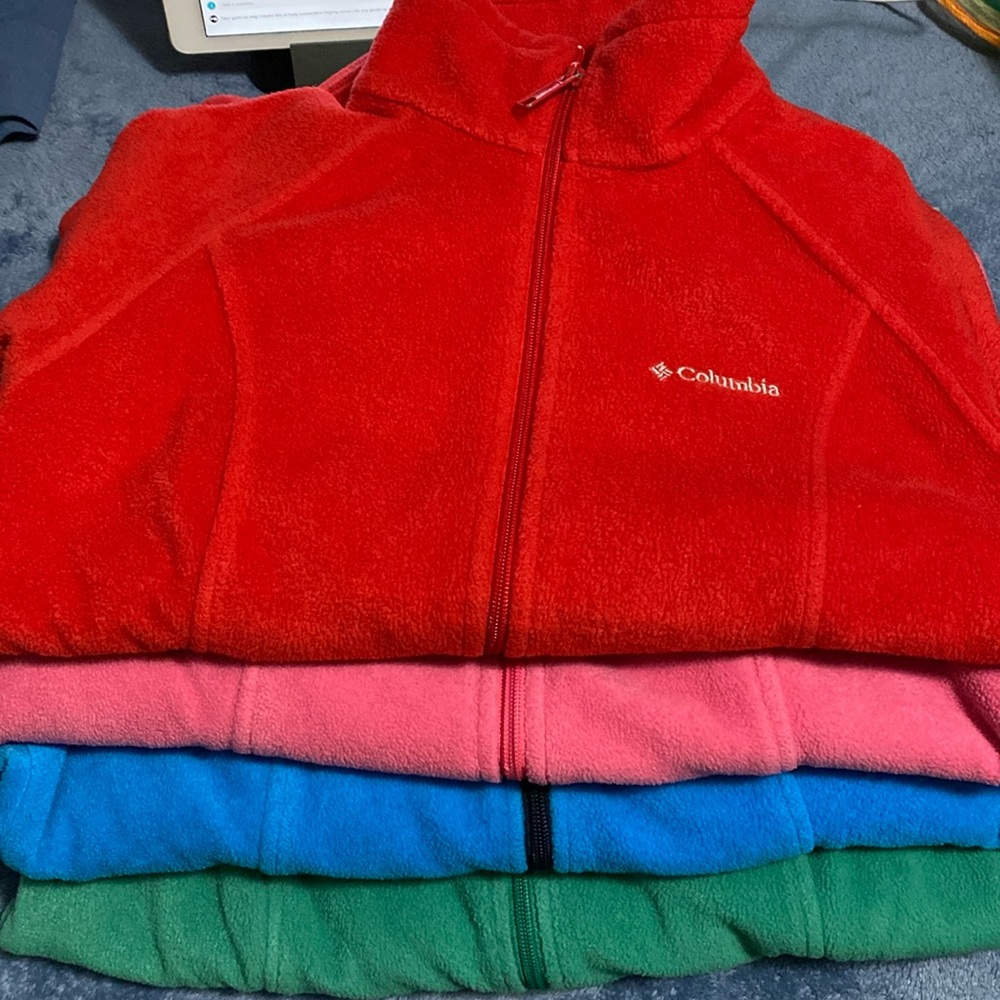 Columbia Benton Fleece sz small bundle of 4